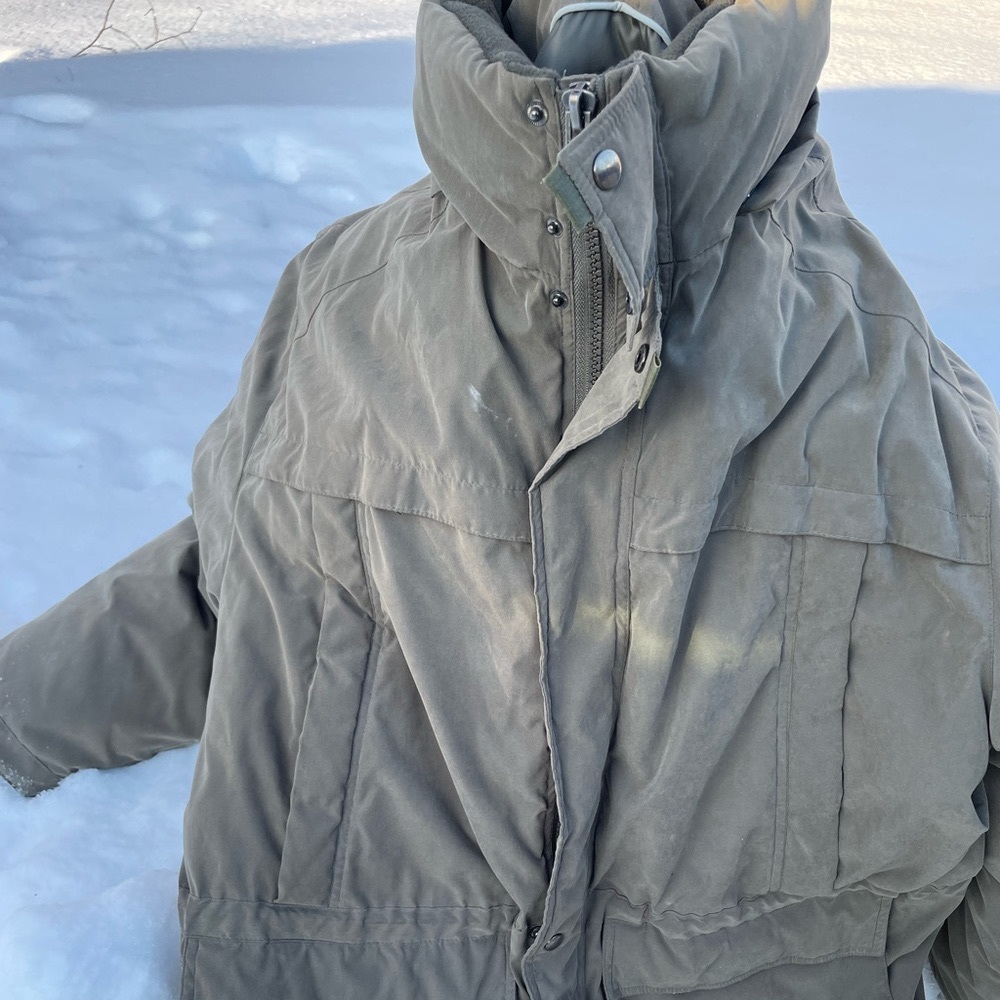 Alpine winter coat XXL green extremely warm,father coat never worn